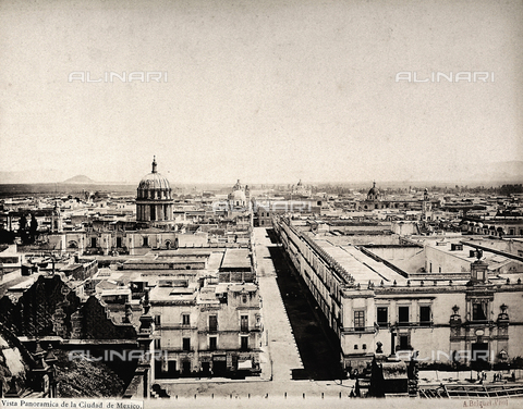 FCC-F-016783-0000 - View of Mexico City - Date of photography: 1880 - 1890 ca. - Alinari Archives, Florence