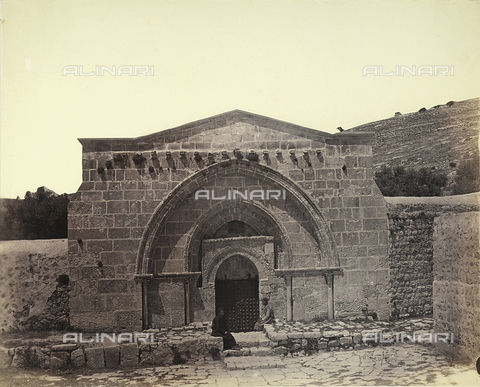 FCC-F-022682-0000 - The Tomb of the Virgin, in the Church of the Virgin, Jerusalem - Date of photography: 1870 - 1880 ca. - Alinari Archives, Florence