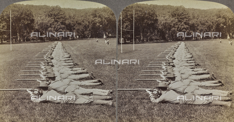 FCC-F-025260-0000 - Cadets of the Military Academy at West Point. Stereoscopic image - Date of photography: 1900 - Alinari Archives, Florence