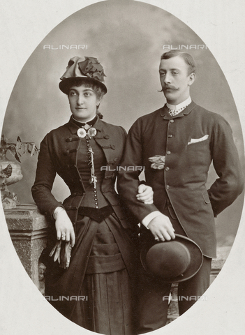 FVQ-F-018728-0000 - Portrait of a couple - Date of photography: 1880-1890 ca. - Alinari Archives, Florence