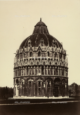 FVQ-F-029708-0000 - Baptistery of Pisa - Date of photography: 1860 ca. - Alinari Archives, Florence