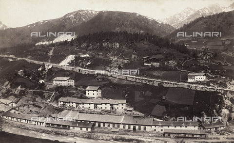 FVQ-F-031758-0000 - Panorama of Bludenz, town of Tyrol at the feet of Mount Arlberg, Austria - Date of photography: 1880 ca. - Alinari Archives, Florence