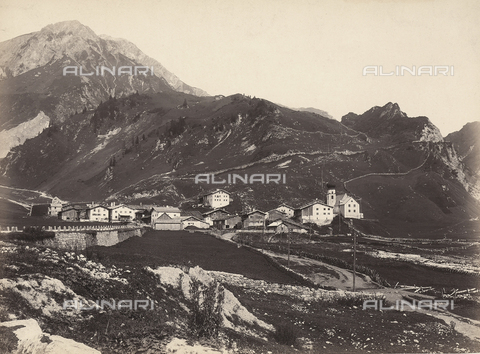 FVQ-F-032079-0000 - A village at the foot of mount Arlberg, in the Tyrol, Austria - Date of photography: 1890 ca. - Alinari Archives, Florence