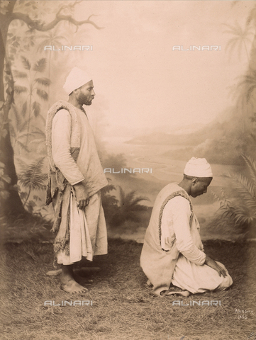 FVQ-F-079295-0000 - Portrait of two Bedouins - Date of photography: 1880 ca. - Alinari Archives, Florence