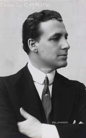 FVQ-F-082055-0000 - Portrait of Luigi Carini (1869-1943), Italian actor and comedian; postcard - Date of photography: 1910-1920 - Alinari Archives, Florence