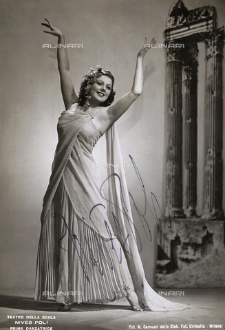 FVQ-F-082340-0000 - La prima danzatrice Nives Poli al Teatro alla Scala - Data dello scatto: 1920-1930 ca. - Archivi Alinari, Firenze