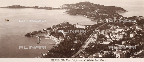 FVQ-F-102914-0000 - Panorama of Beaulieu-sur-Mer, in France - Date of photography: 1920 - 1925 - Alinari Archives, Florence