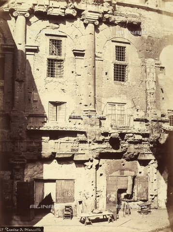 FVQ-F-125362-0000 - Theatre of Marcellus - Date of photography: 1860 ca. - Alinari Archives, Florence