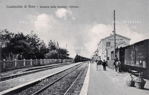 FVQ-F-135457-0000 - Casalecchio di Reno train station - Date of photography: 1930 ca. - Alinari Archives, Florence