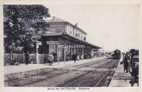 FVQ-F-135479-0000 - Cattolica train station - Date of photography: 1920 ca. - Alinari Archives, Florence