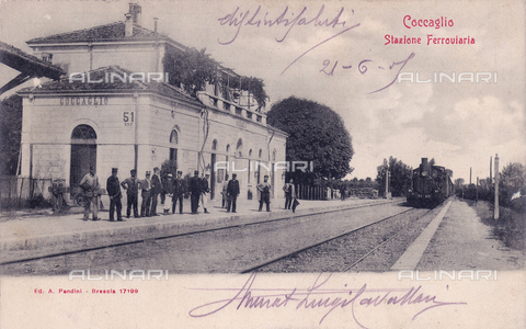 FVQ-F-135507-0000 - Coccaglio train station, province of Brescia - Date of photography: 1904 ca. - Alinari Archives, Florence