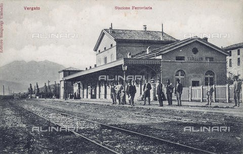 FVQ-F-136135-0000 - Vergato train station - Date of photography: 1909 ca. - Alinari Archives, Florence