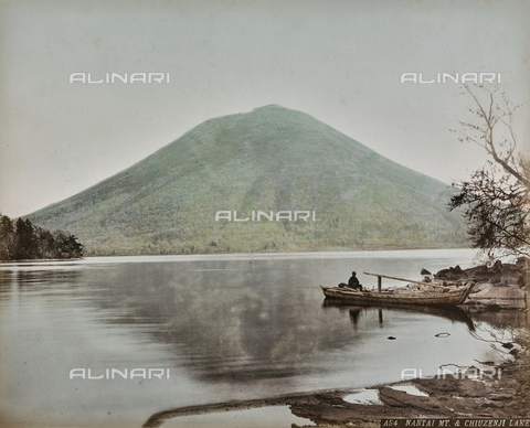 FVQ-F-146110-0000 - Lake Chuzenji with Mount Nantai, Japan - Date of photography: 1866-1890 - Alinari Archives, Florence
