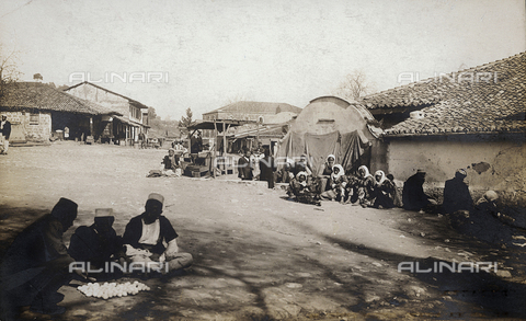 FVQ-F-148009-0000 - Street in Durazzo, Albania - Date of photography: 1914 - Alinari Archives, Florence