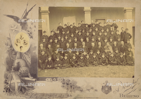 FVQ-F-156515-0000 - Students of the military college of Belluno - Date of photography: 1917-1918 - Alinari Archives, Florence