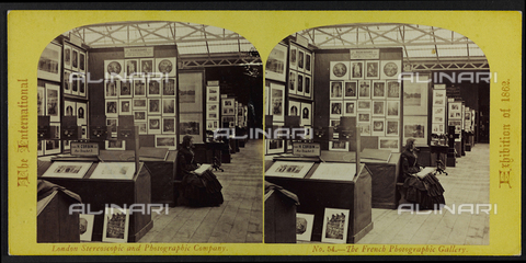 FVQ-F-157878-0000 - The French Photographic Gallery at the International Exhibition of 1862 in London; Stereoscopic photograph - Date of photography: 1862 - Alinari Archives, Florence