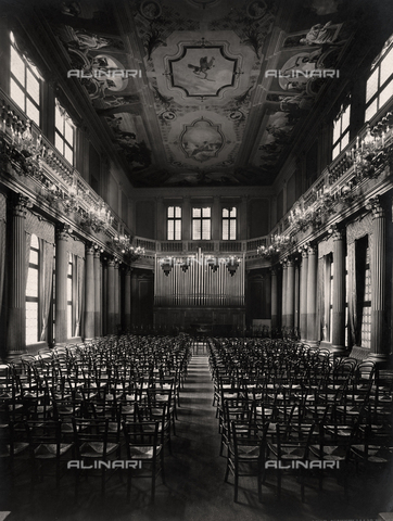 FVQ-F-166425-0000 - Hall of the Civic Liceo Musicale in Venice - Date of photography: 1930-1940 - Alinari Archives, Florence