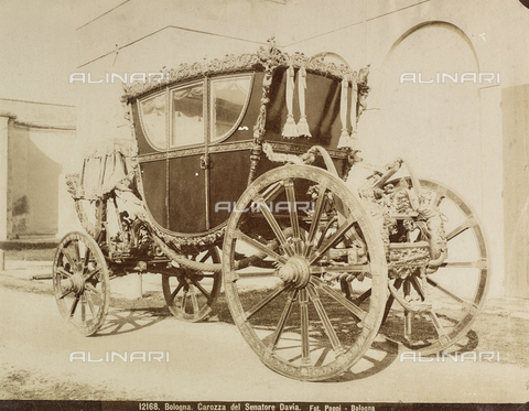 FVQ-F-170443-0000 - Carriage of Senator Luigi Davia, Bologna - Date of photography: 1890 ca. - Alinari Archives, Florence
