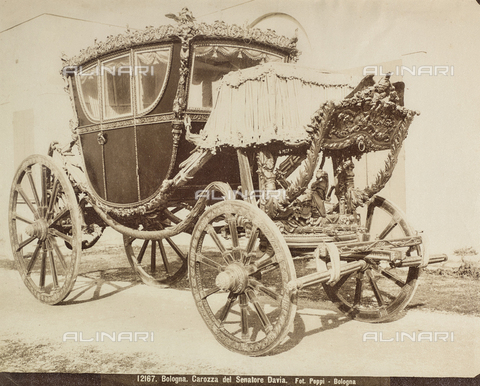 FVQ-F-170444-0000 - Carriage of Senator Luigi Davia, Bologna - Date of photography: 1890 ca. - Alinari Archives, Florence