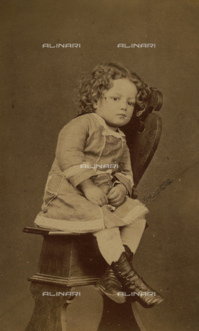 FVQ-F-176833-0000 - Portrait of a child; carte de visite - Date of photography: 1880-1890 - Alinari Archives, Florence