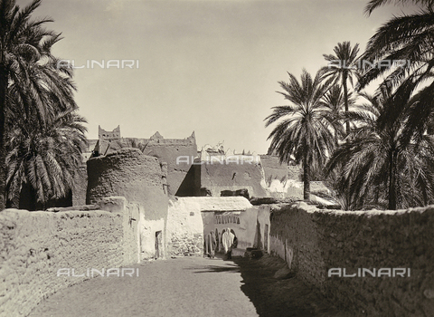 FVQ-F-196823-0000 - Street in a village in Libya - Date of photography: 1930 ca. - Alinari Archives, Florence