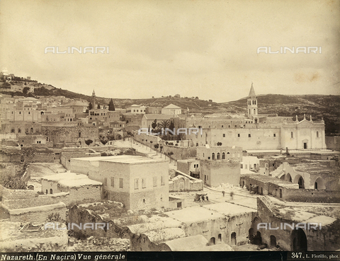 FVQ-F-198553-0000 - Panoramic view of Nazareth, Israel - Date of photography: 1880 ca. - Alinari Archives, Florence