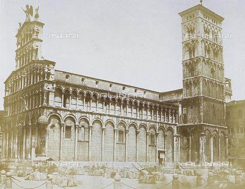 FVQ-F-210244-0000 - The Church of San Michele in Lucca - Date of photography: 1856 - Alinari Archives, Florence