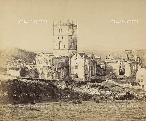 FVQ-F-210655-0000 - The cathedral of St. David in Pembrokeshire, Wales - Date of photography: 1868 ca. - Alinari Archives, Florence