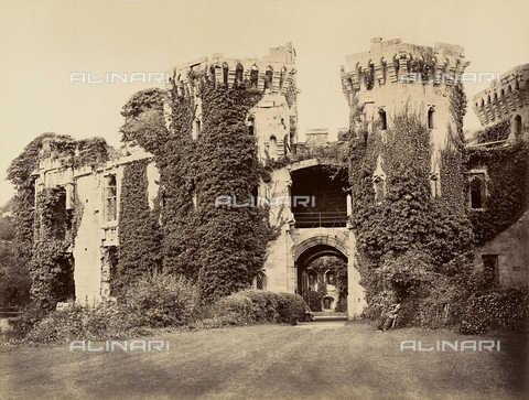 FVQ-F-210664-0000 - Ruins of Raglan Castle, near Cardiff, England - Date of photography: 1868 ca. - Alinari Archives, Florence