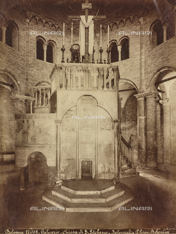 FVQ-F-221168-0000 - The Basilica of the Sepulcher in the Santo Stefano complex, Bologna - Date of photography: 1890 ca. - Alinari Archives, Florence