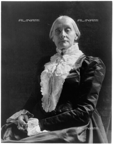 GBB-F-000413-0000 - 1895 ca, USA: The social activist abolitionist, and leading figure of the early woman's movement  SUSAN B. ANTHONY (Susan Brownell, 1820 - 1906). - © ARCHIVIO GBB / Archivi Alinari