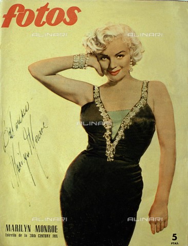 GBB-F-008980-0000 - MARILYN MONROE magazine cover (FOTOS 19 june 1954) movie actress - © ARCHIVIO GBB / Archivi Alinari