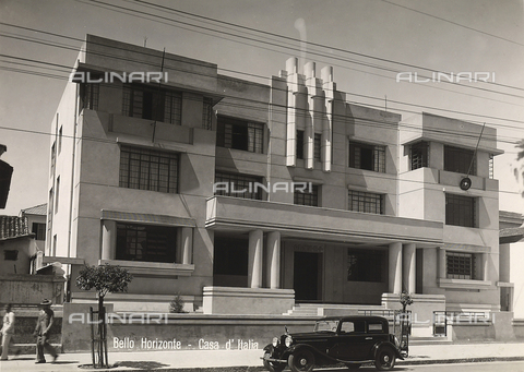 GCQ-A-003405-0002 - New building of the Casa d'Italia in Belo Horizonte, Brazil - Date of photography: 1930 - 1935 ca. - Alinari Archives, Florence