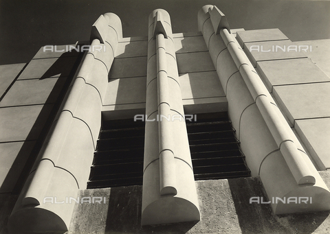 GCQ-A-003405-0003 - Beams decorating the new building of the Casa d'Italia in Belo Horizonte, Brazil - Date of photography: 1930 - 1935 ca. - Alinari Archives, Florence