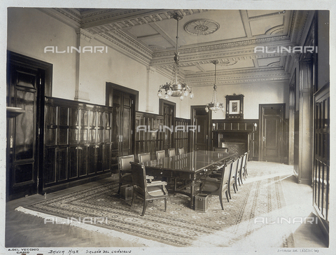GCQ-A-003407-0031 - The Meeting Hall in the Misr Bank, realized by the architect Antonio Lasciac, in Cairo - Date of photography: 1910-1915 ca. - Alinari Archives, Florence