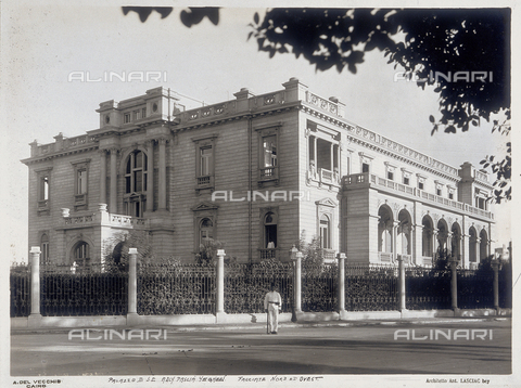 GCQ-A-003407-0041 - The Palace of Adly Pasha Yeghean, realized by the architect Antonio Lasciac, in Cairo - Date of photography: 1910-1915 ca. - Alinari Archives, Florence