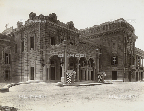 GCQ-F-000065-0000 - "Archive of works by Italian talent abroad;" the Palace of Ras et-Tin in Alexandria, Egypt, architectural work by Ernesto Verrucci - Date of photography: 1930-1940 ca. - Alinari Archives, Florence