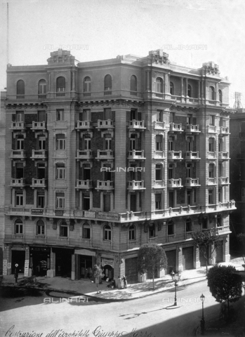 GCQ-F-000074-0000 - "Archive of works by Italian talent abroad;" a building in Cairo, built by the architect, G. Mazza - Date of photography: 1930 - 1940 ca. - Alinari Archives, Florence