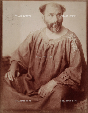 IMA-F-111802-0000 - Portrait Gustav Klimt (1862-1918), 1914 - Date of photography: 1914 - Austrian Archives / brandstaetter images /Alinari Archives