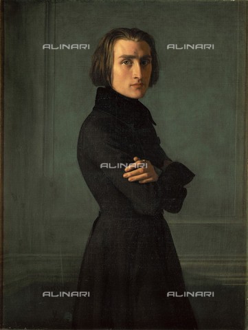 IMA-F-128891-0000 - Ritratto di Franz Liszt, opera di Henri Lehmann, Musée Carnavalet, Parigi - brandstaetter images /Archivi Alinari