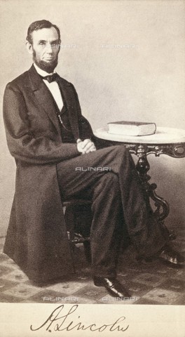 IMA-F-482176-0000 - Abraham Lincoln, presidente degli Stati Uniti dal 1860 al 1865 - Data dello scatto: 1863 ca. - Austrian Archives / brandstaetter images /Archivi Alinari