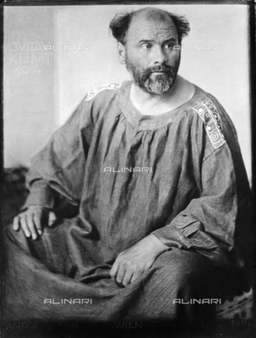 IMA-F-621166-0000 - Portrait of the painter Gustav Klimt (1862-1918) - Date of photography: 1914 - Austrian Archives / brandstaetter images /Alinari Archives
