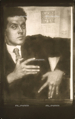 IMA-F-647393-0000 - Austrian painter Egon Schiele - Date of photography: 1914 - Austrian Archives / brandstaetter images /Alinari Archives