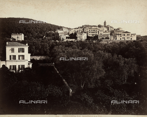 KRQ-F-001296-0000 - View of Bordighera, area near Imperia, in Liguria - Date of photography: 1880 ca. - Alinari Archives, Florence
