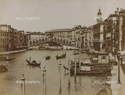 MFC-A-004659-0009 - View of the Grand Canal in Venice - Date of photography: 1860-1890 - Alinari Archives, Florence