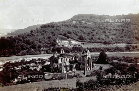 MFC-S-001180-0006 - The ruins of the cistercian abbey Of Tintern, in Great Britain - Date of photography: 1860-1870 ca. - Alinari Archives, Florence