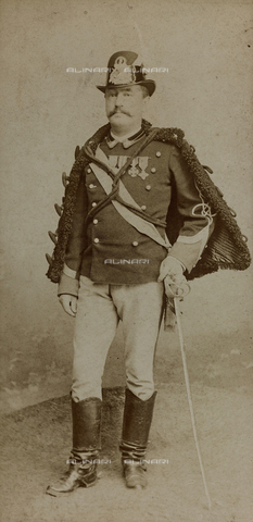 MRC-A-000043-0002 - Album "Alpini": In uniform for armed service - Date of photography: 1895 - Alinari Archives, Florence