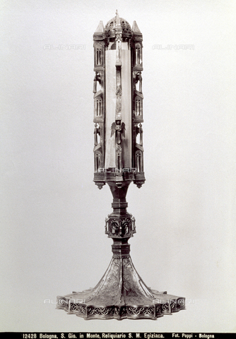 PDC-F-001763-0000 - Reliquary of Saint Mary the Egyptian, in the Church of San Giovanni in Monte in Bologna - Date of photography: 1880-1900 - Alinari Archives, Florence