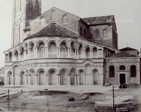 PDC-F-003372-0000 - The apse zone of the Church of Santissimi Maria e Donato, in Murano - Date of photography: 1880 -1900 - Alinari Archives, Florence