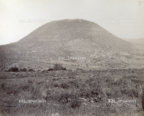 PDC-S-000275-0026 - General view of mount Tabor, in Israel - Date of photography: 1860-1870 - Alinari Archives, Florence